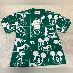 Green Mickey Mouse Shirt